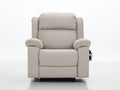 Sillones reclinables tela 90x98x108 cm beige estilo confort